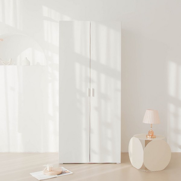  퍼리든 리르안 옷장 2단 행거형 800 방문설치, 화이트 