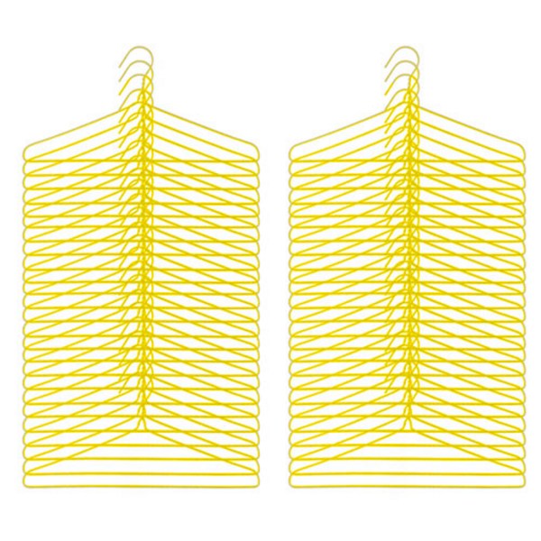 세탁소 옷걸이, 노랑색, 100개