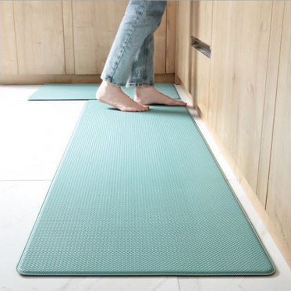 민스리빙 모던 PVC 주방 피로방지 무지 싱크대 발매트, 민트