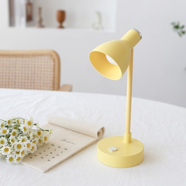  스피아노 쁘띠 LED 무선 미니 스탠드 SL-P100, 옐로우 