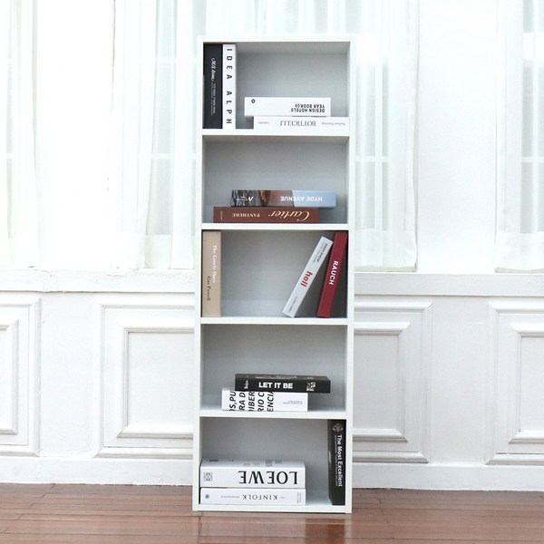 루이스 5단 책장 400, 화이트