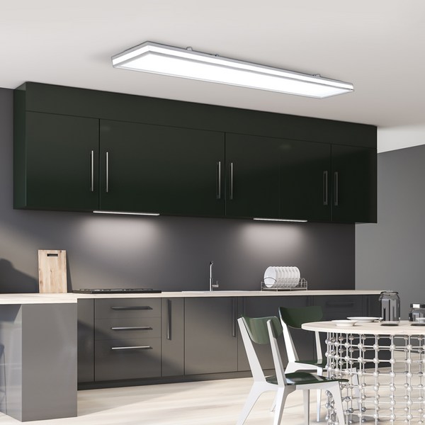  연하 칩셋 플리커프리 LED 직사각 예그리나 주방등 60W, 화이트(주광색) 