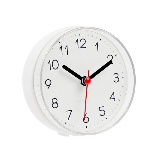 무아스 2WAY 방수 욕실시계, 화이트