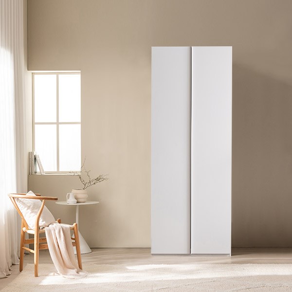  삼익가구 리뉴 키큰 옷장 800 A타입 방문설치, 화이트 