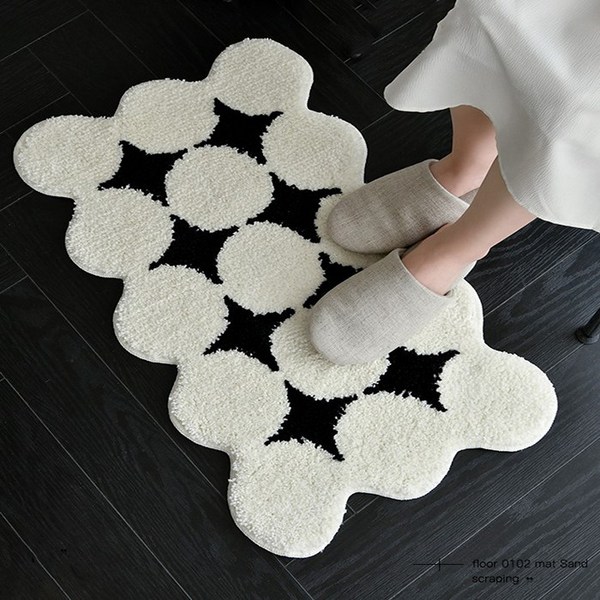  마츠리센 다이아몬드 사각 러그 