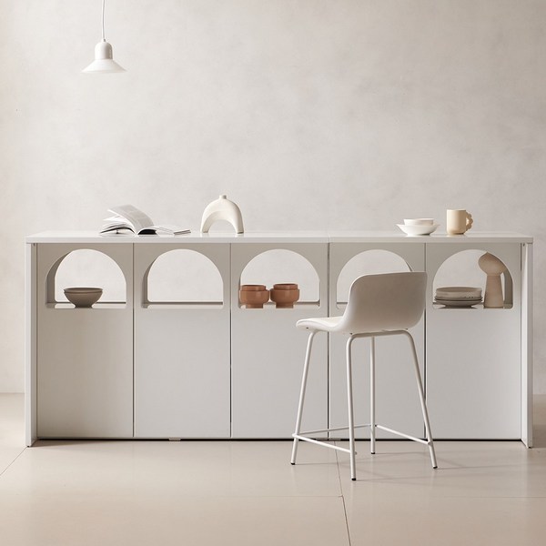 러블리 홈바 800 1200 아일랜드 식탁 테이블 보조주방 조리대, 러블리 홈바 1200 (화이트) 좌측형