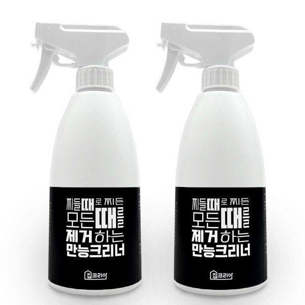  집코리아 찌들 때로 찌든 모든 때를 제거하는 만능크리너, 2개, 400ml 