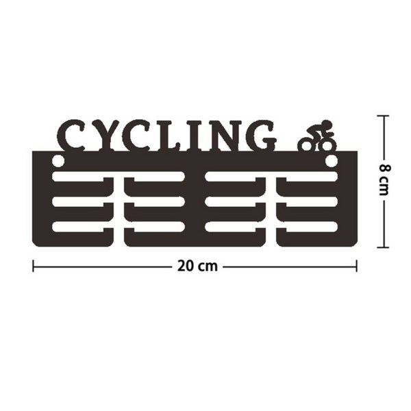 까마느 메달걸이 태권도 마라톤 메달 거치대 행거 정리 진열대 스포츠, 1개, CYCLING