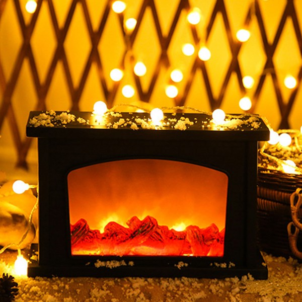  쁘띠끄 불타는 장작 무드등 난로 모닥불 불멍무드등, E타입 