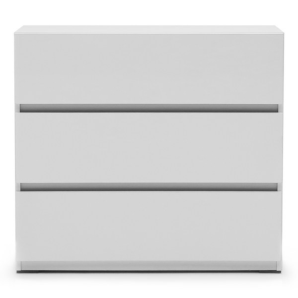 리빙인도무스 깊은 3단서랍장 800, 애쉬