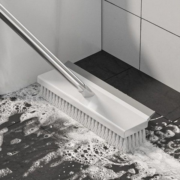 리빙공감 피에르 가정용 업소용 욕실화장실 청소솔 스퀴지 밀대, 1개, 27cm 기본그레이