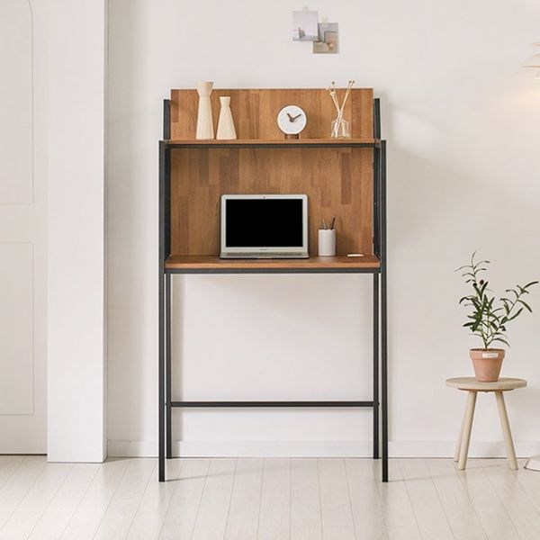 M2130 선반형 독서실 책상 800 10colors, 01_화이트화이트