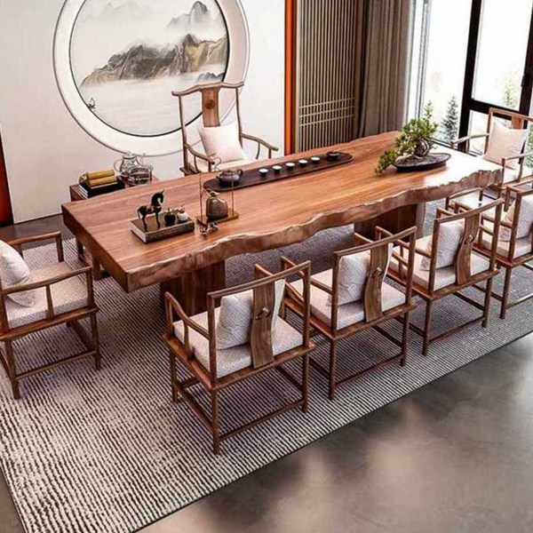 세덱식탁 세덱 테이블 벤치 세트 고인돌, 단일 테이블 160x(65-75)x75 판 두께 8CM