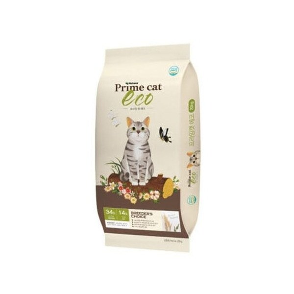 뉴트리나 프라임 캣 에코 고양이사료 5kg 10kg 15kg 20kg PRIME CAT ECO, 닭, 1개