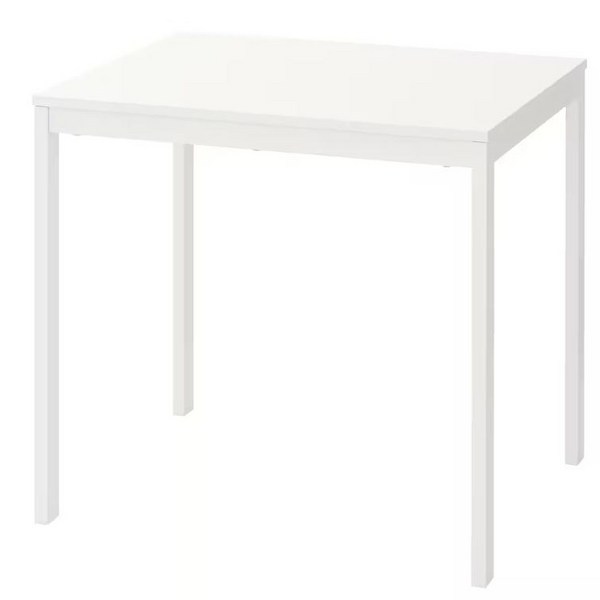 이케아 VANGSTA 방스타 확장형 테이블 2인 4인 6인 식탁, 80cm 화이트
