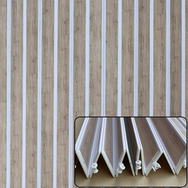  썬라인 B형 홀겹 전사 홀딩도어 자바라 칸막이 접이문 중문 주름문 파티션, 연미색 