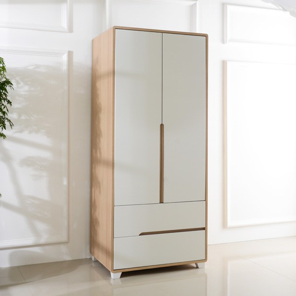  하임 투서랍 옷장 방문설치, 화이트 