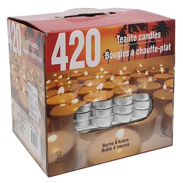  티라이트 캔들 420pcs, 무향, 1개, 1개 