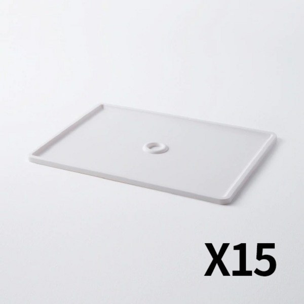 한샘 샘키즈 수납장 전용 플라스틱 리빙박스 뚜껑 15P, 화이트(A), 15개