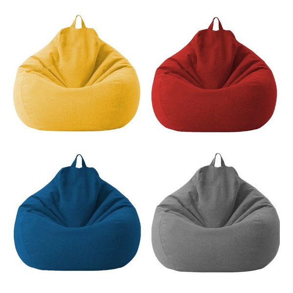 빈백 커버 겉커버 속커버, 파란색, 1개