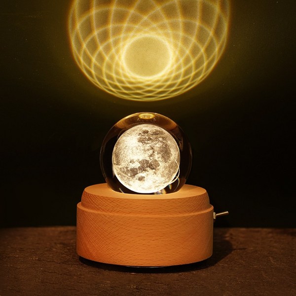 시대를 초월한 마음 회전목마 하울의 움직이는 성 크리스마스 오르골 무드등, 어린왕자