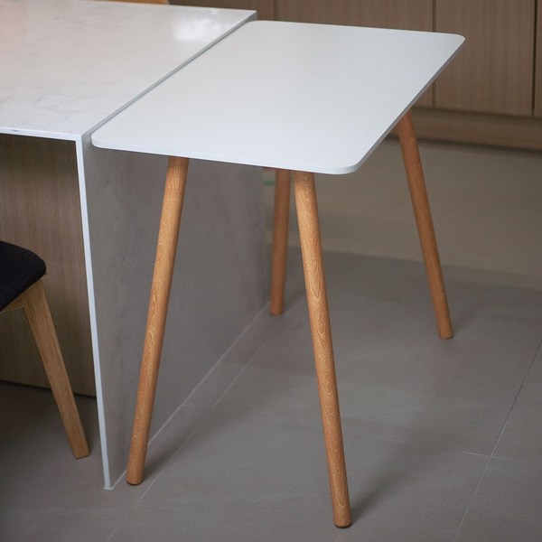  파카이가구 경량 테이블 이케아 카페 보조 식탁 아일랜드 탁자 다이닝, 화이트 