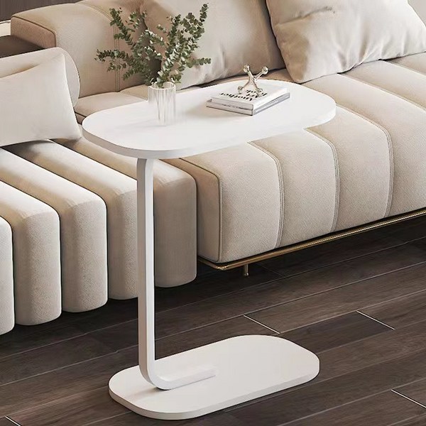 심플모던 원목 사이드테이블 침대 소파 미니 협탁 테이블 45cm*30cm*63cm, 화이트