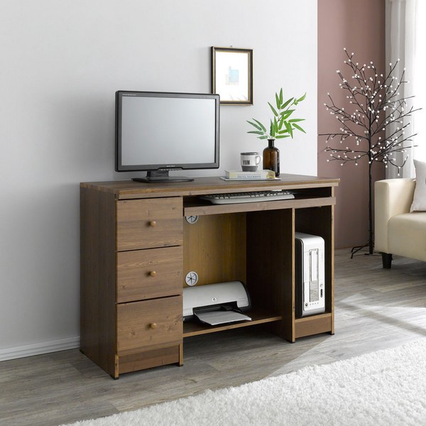  이지웍스 컴퓨터책상 사무실 입식책상 주니어 학생책상 완성품배송, 옹이 