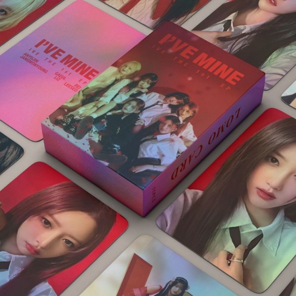  당일배송 2024 아이브 Mine 레이져 홀로그램 포토카드 55장 포카 IVE 사진, Mine홀로그램카드(55장) 