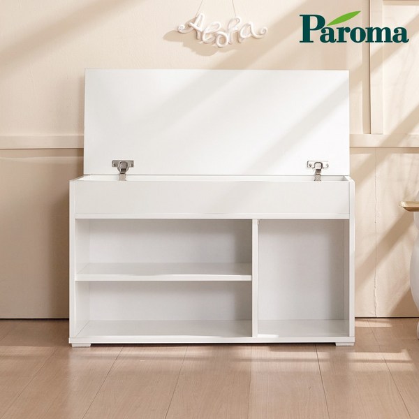파로마 라인 란토스 다용도 수납벤치 800 LIN0119, 화이트
