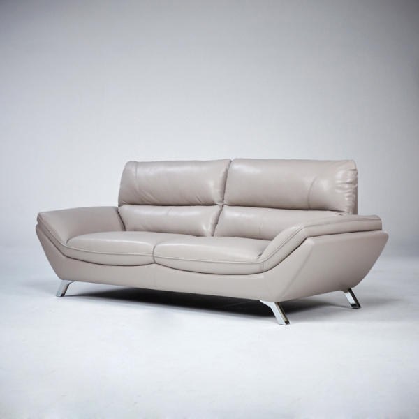 모던하우스 수원터미널점 가구 테르니 3인 천연면피 가죽소파 GREY_LS231702R