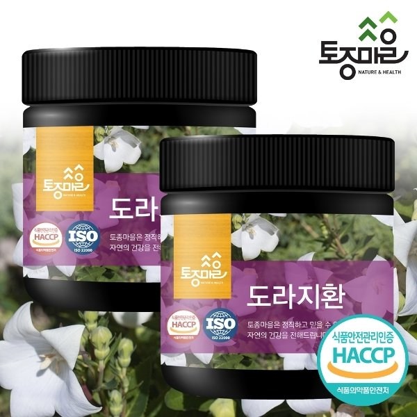 [토종마을]HACCP인증 국산 도라지환 300g X 2통, 2개