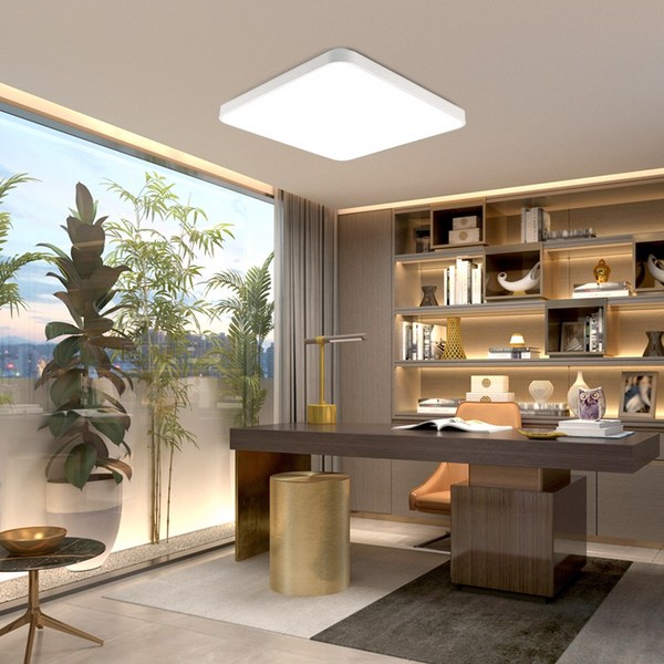 연하 국산 슬림 시스템 방등 LED 50W 삼성칩 플리커프리, 화이트