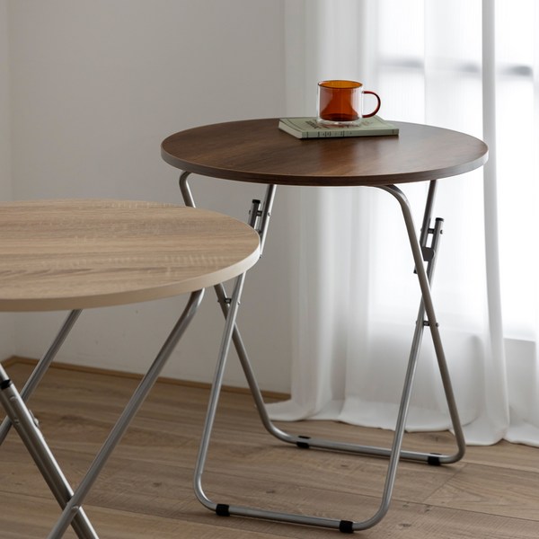  헤일로 우드 스틸 접이식 테이블 600, 바록 