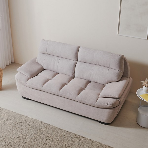  데코라인 그로스 3인용 아쿠아텍스 조야 쇼파, 그레이 