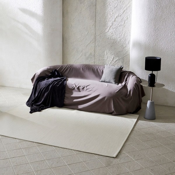 실바텐스 글로시 이지케어 워셔블 사이잘룩 헤링본 러그