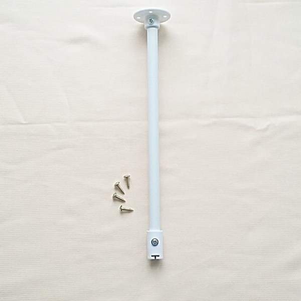 드림아트 휘어지는 라운드레일(대)용 지지대 (30 45 60Cm), 화이트 라운드레일(대) 지지대