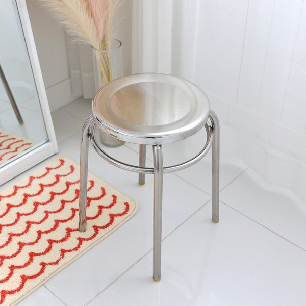 케이트가든 스텐 원형 스툴 의자