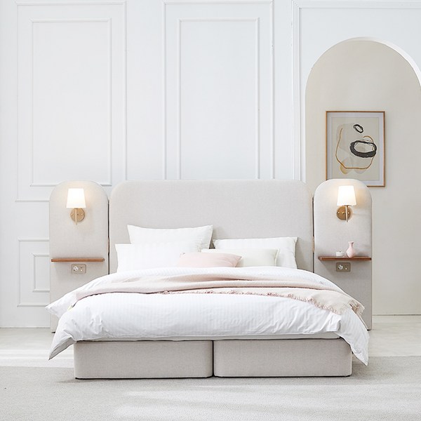  [도르미] 미네드 침대 라지킹 프레임 dr5312, 라이트그레이 