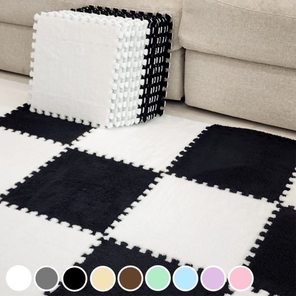  [9컬러] 라다미노 미드센츄리모던 뽀글이 퍼즐매트 퍼즐러그 (10장 set) 