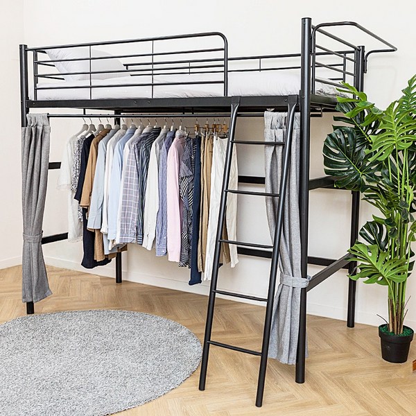 일루일루 코모드i 올인원 행거형 벙커침대 2색상, 낮은형(아이보리)