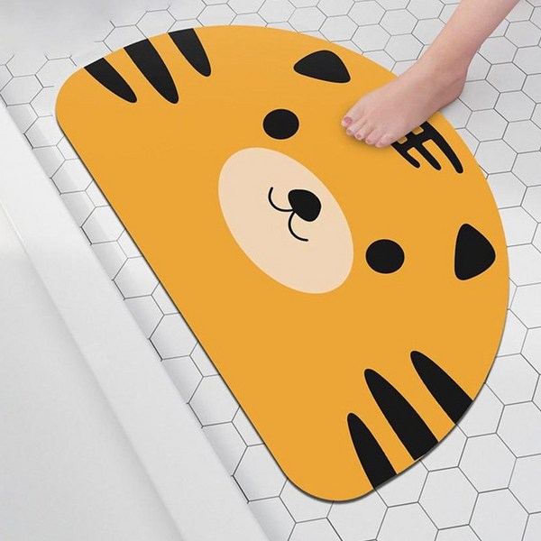 숍드켈리 빨아쓰는 규조토 발매트 호랑이 3세대 욕실 주방 매트