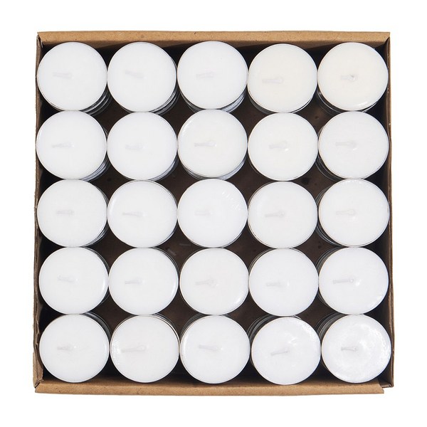 본캔들 팜 티라이트 캔들 100개 무향 4시간연소, 14g