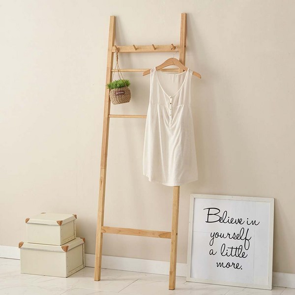 예다움 원목 사다리 행거 우드 코트랙 사다리옷걸이, 2.사다리행거_옷걸이형_A0112:내추럴_A01112