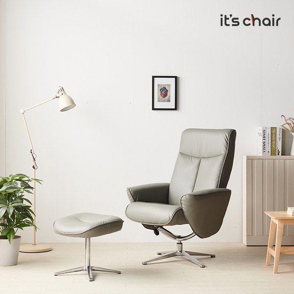 이츠체어 뮤첸 1인용 수동 리클라이너, 그레이