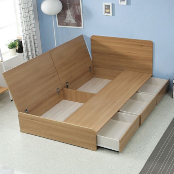 모젤리가구 일반헤드 수납침대, 아카시아