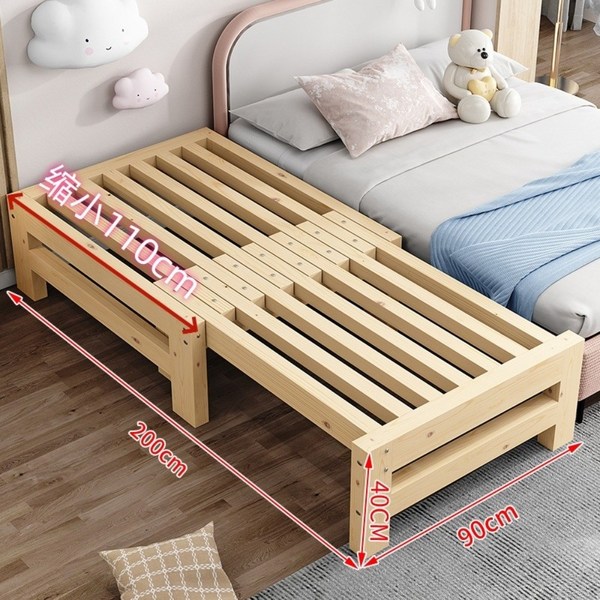 침대프레임 확장 보조 연장 늘리기 길이조절 사이드, 폭 90cm 길이(110-200)cm