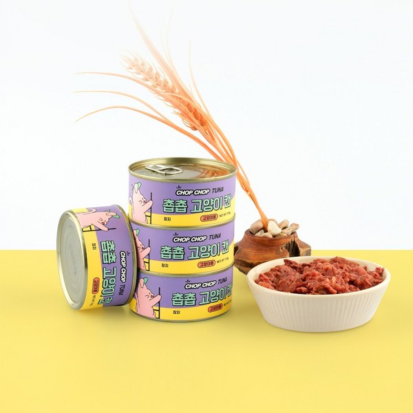  춉춉 고양이 먹기 좋게 만든 참치캔, 24개, 170g 