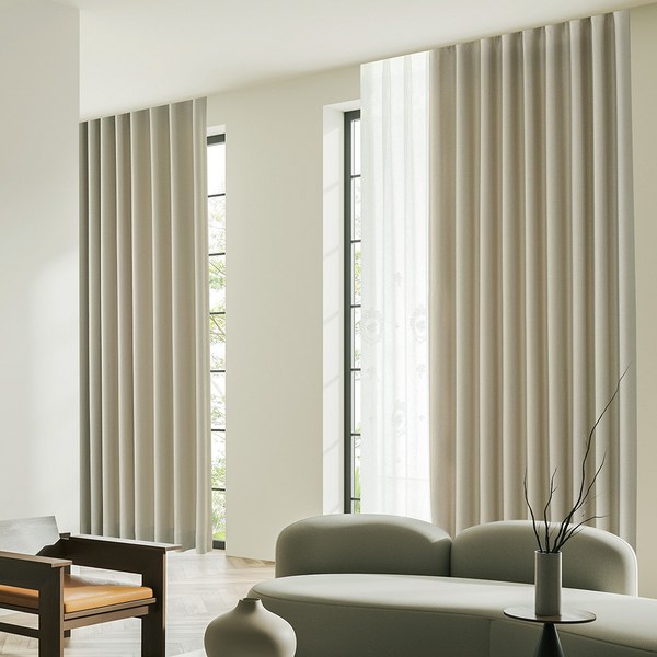  휴인홈 항균 스마트 형상기억 암막커튼(2p) 