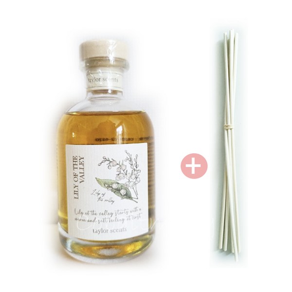 테일러센츠 디퓨저 릴리오브더밸리 100ml + 우드스틱, 1개